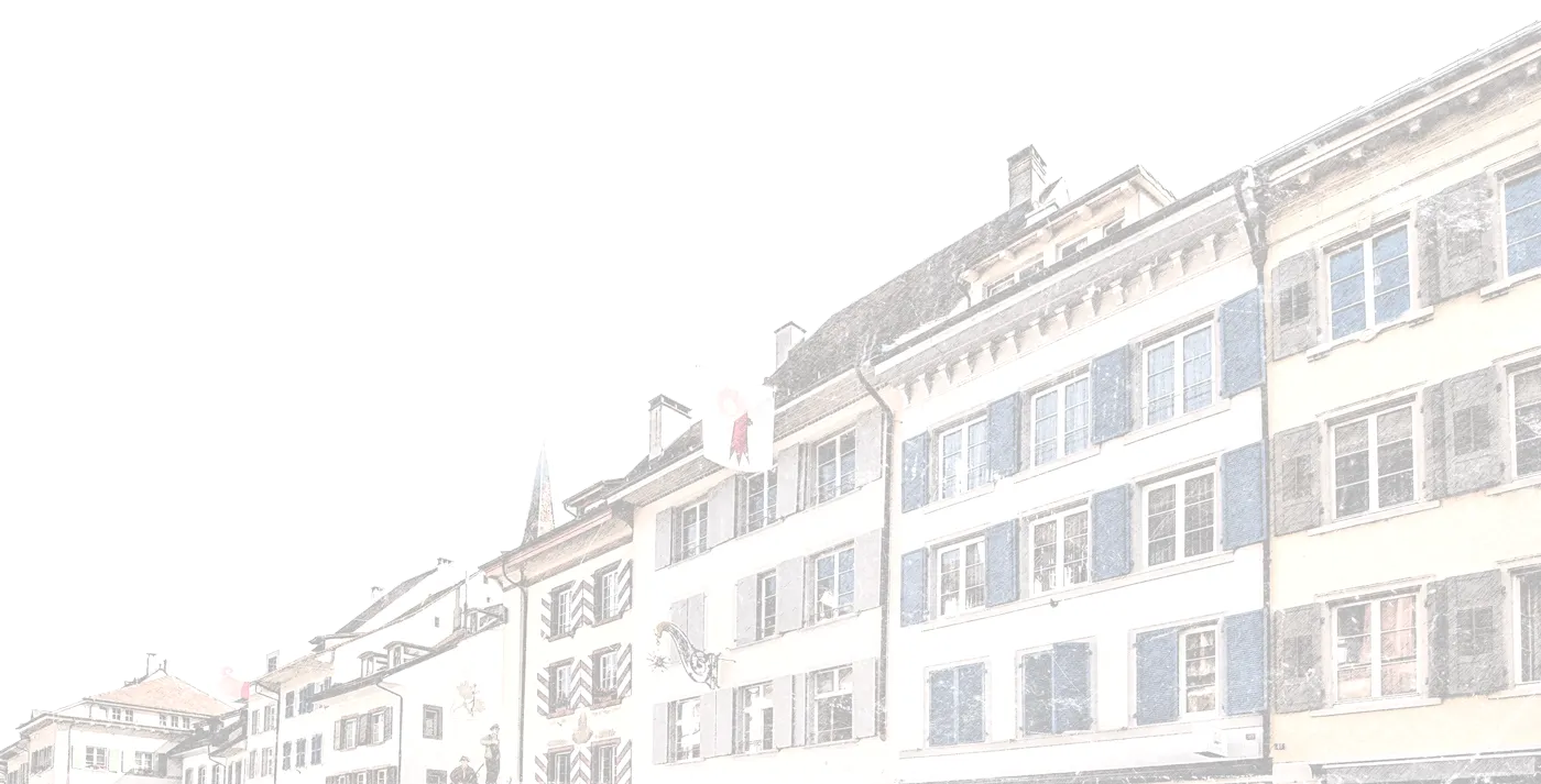 Hintergrundbild Häuserzeile Liestal